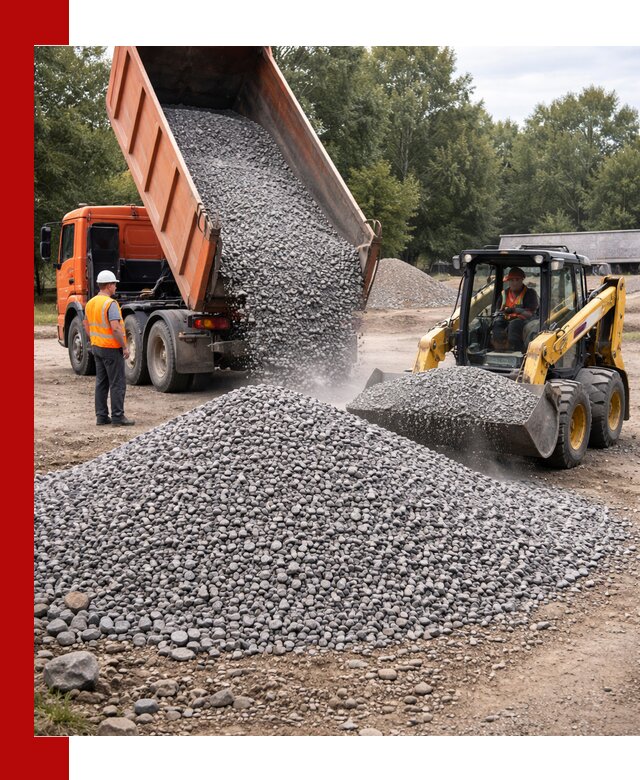 Купить гранитный щебень фракции 5–10 в Петрозаводске с доставкой