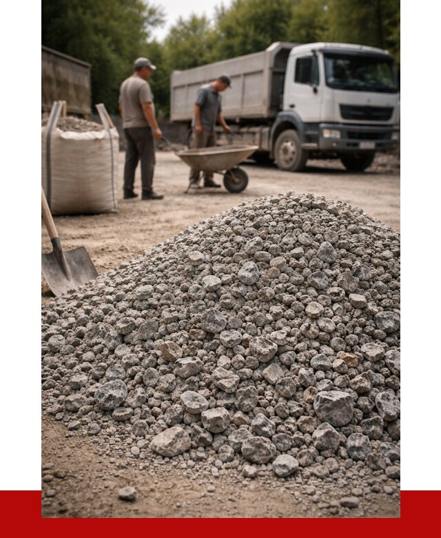 Гранитный щебень фракция 20-40 в Петрозаводске от 3248 руб. ПРОНЕРУДПтр