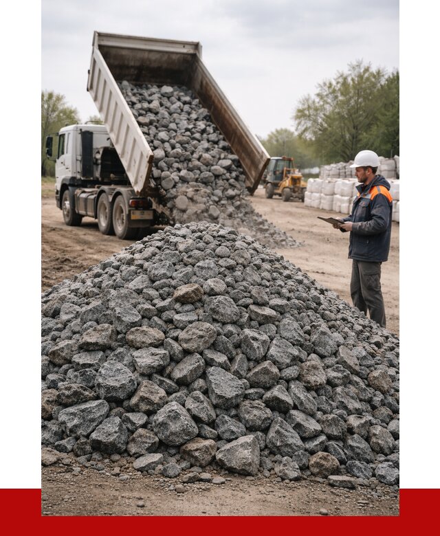 Гранитный щебень фракция 100-200 в Петрозаводске от 4263 р. ПРОНЕРУДПтр