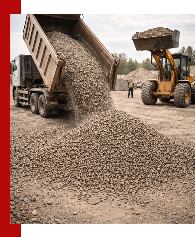 Гравийный щебень фракция 3–10 с доставкой в Петрозаводске