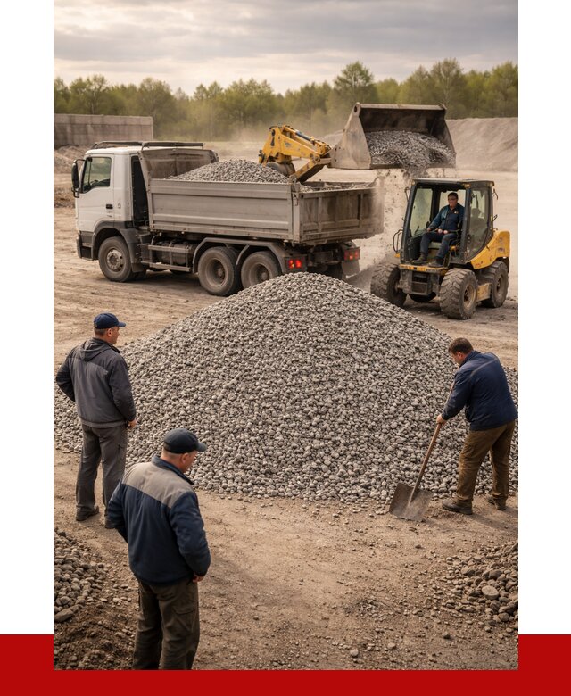 Гравийный щебень фракция 5-20 в Петрозаводске от 2436 р. ПРОНЕРУДПтр
