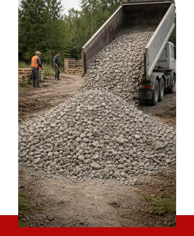 гравийный щебень фракция 70-120 в Петрозаводске от 2487 р. ПРОНЕРУДПтр