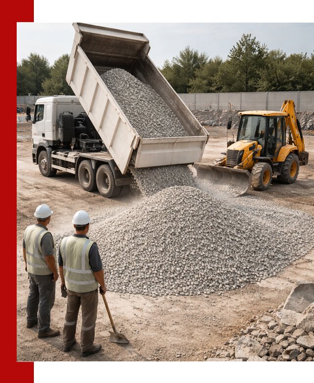 Купить известняковый щебень фракции 5–10 мм с доставкой в Петрозаводске