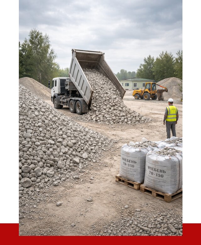 Известняковый щебень фракция 70-150 в Петрозаводске от 1269 р. | ПРОНЕРУДПтр