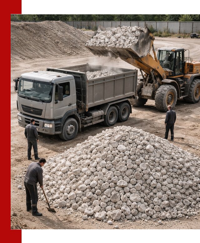 Известняковый щебень фракция 70–150 с доставкой в Петрозаводске