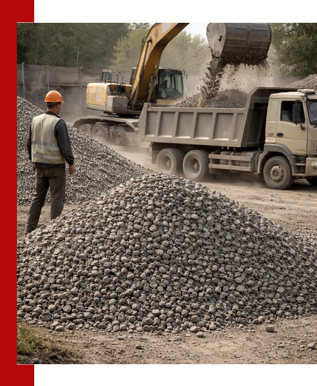 Шлаковый щебень фракция 5-20 с доставкой в Петрозаводске