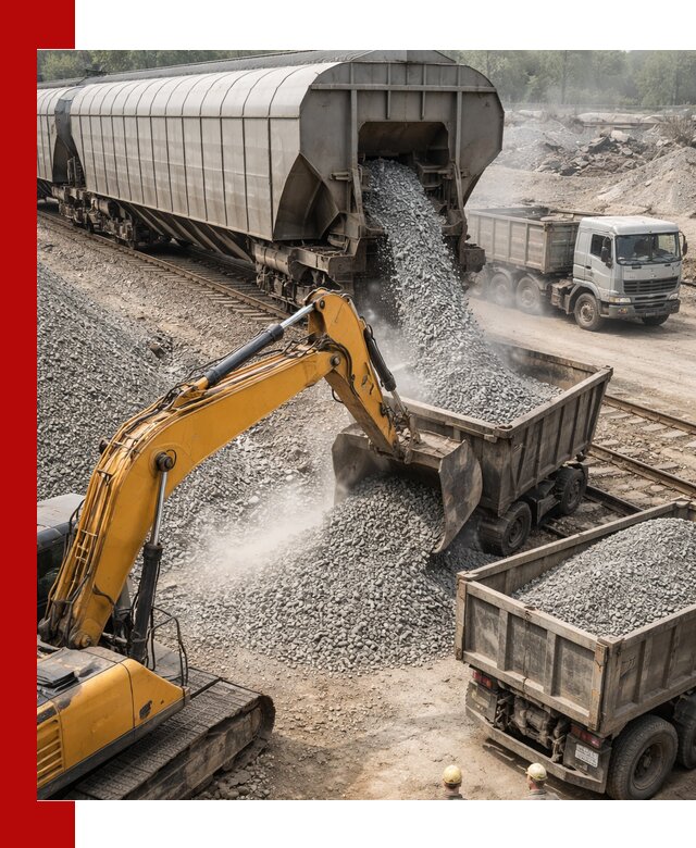 Доставка железнодорожного щебня в Петрозаводске крупными партиями быстрого отгруза