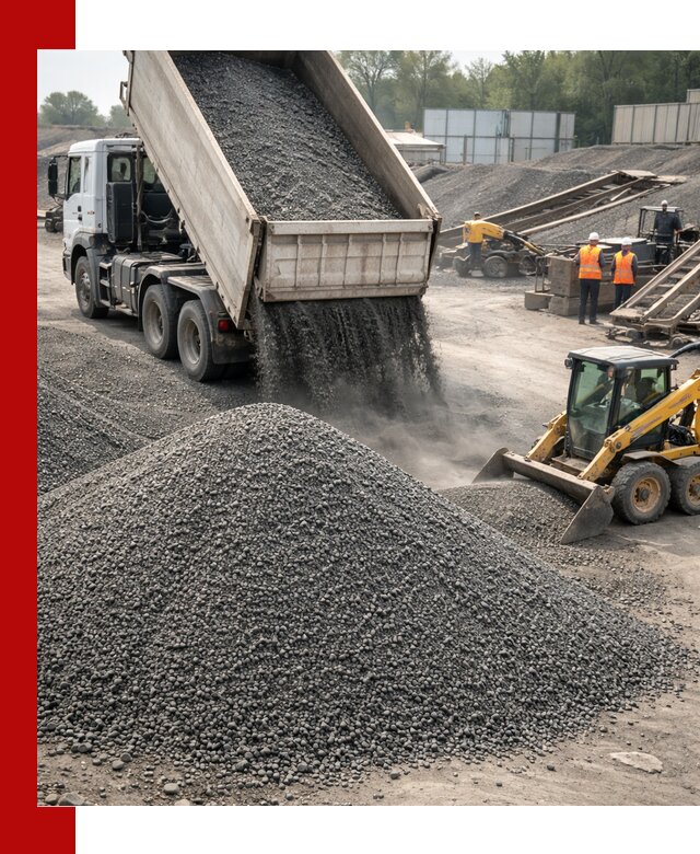 Вторичный щебень фракция 0–5 с доставкой в Петрозаводске