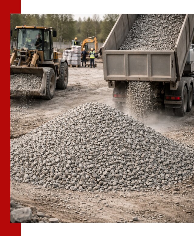 Вторичный щебень фракции 5-20 в Петрозаводске — доставка и продажа крупнотоннажно