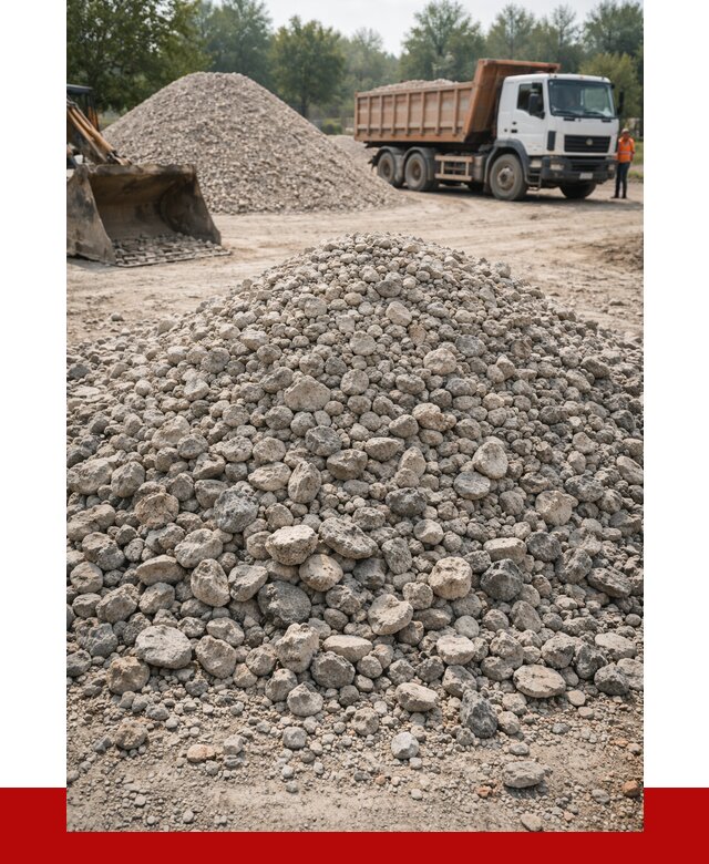 Вторичный щебень фракция 20-40 в Петрозаводске от 2233 р ПРОНЕРУДПтр