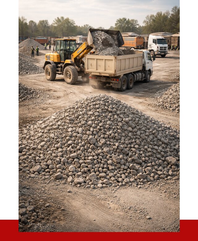 Вторичный щебень фракция 40-70 в Петрозаводске от 1766 р, ПРОНЕРУДПтр