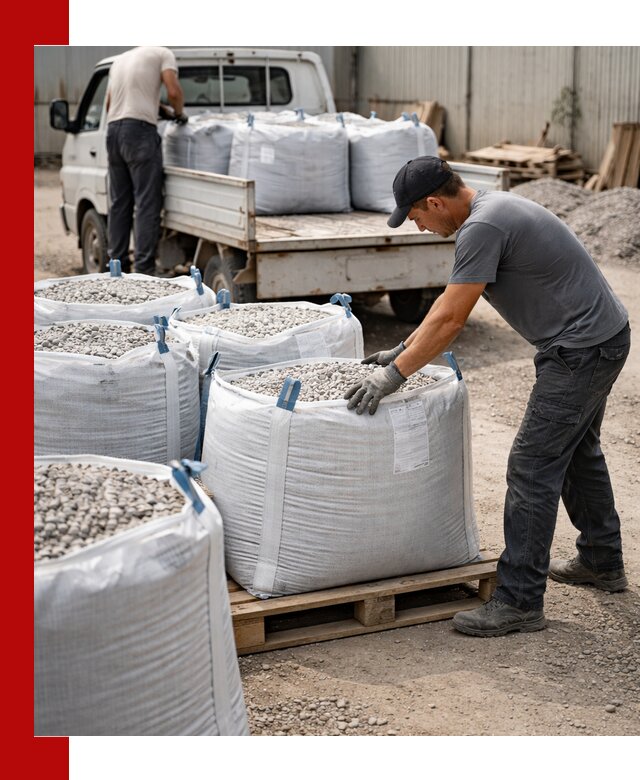 Доставка щебня в мешках по выгодным ценам в Петрозаводске