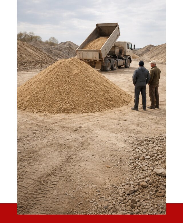 Карьерный песок крупнозернистый в Петрозаводске от 8628 р | ПРОНЕРУДПтр