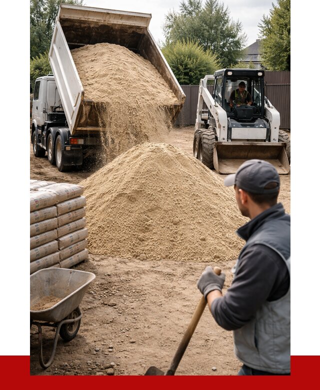 Мытый речной песок с доставкой в Петрозаводске от 1472 р. | ПРОНЕРУДПтр