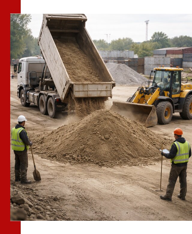 Доставка и продажа пескогрунта оптом и в розницу в Петрозаводске