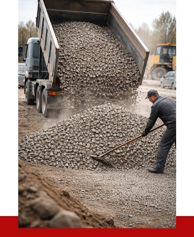 Гравий фракция 20-40 в Петрозаводске от 2538 р. доставка | ПРОНЕРУДПтр