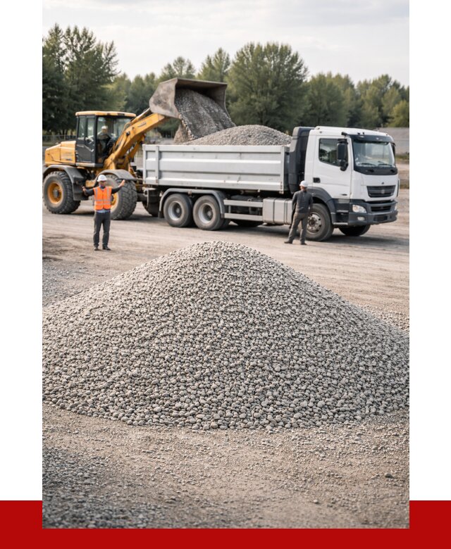 Купить мытый гравий в Петрозаводске от 3553 р, доставка ПРОНЕРУДПтр
