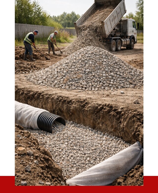 Гравий для дренажа в Петрозаводске от 2233 р., доставка ПРОНЕРУДПтр