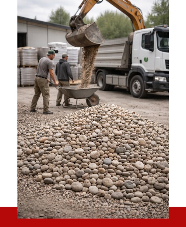 Галька декоративная в Петрозаводске от 3248 р. за куб | ПРОНЕРУДПтр