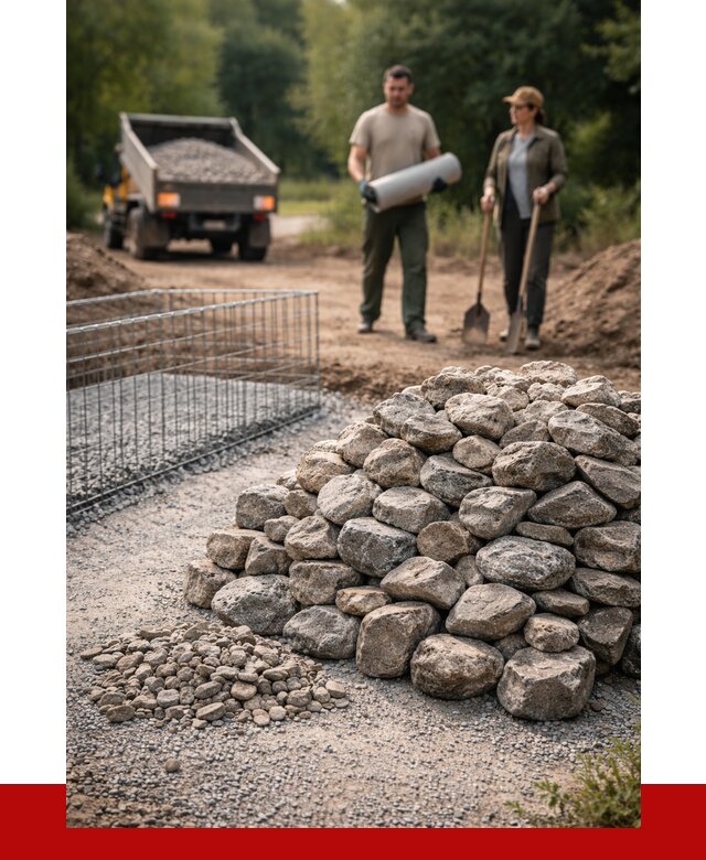 Камень для габионов фракция 100-200 в Петрозаводске от 4872 р. | ПРОНЕРУДПтр