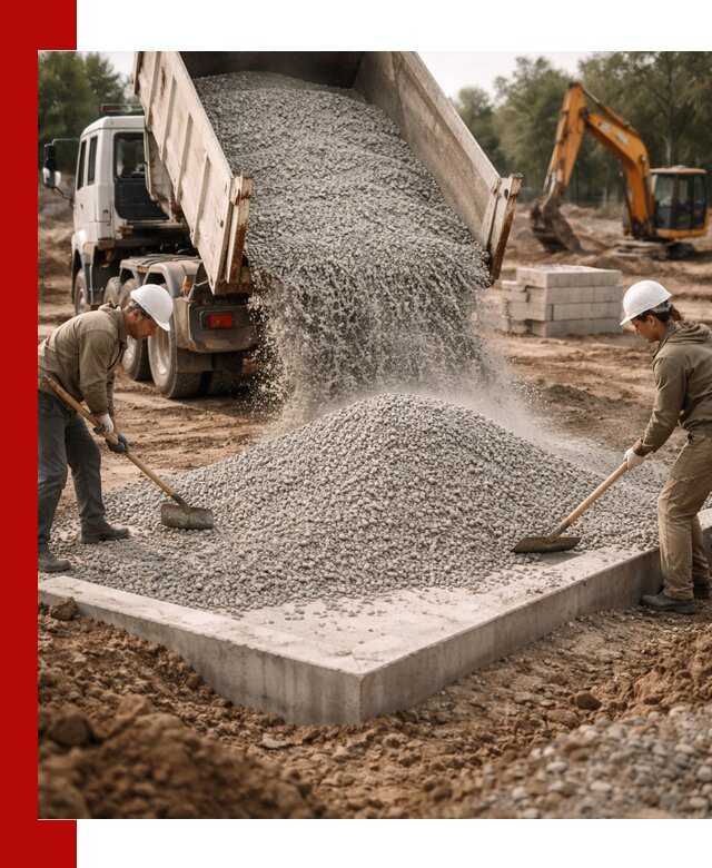 Доставка и продажа отсева для бетона в Петрозаводске