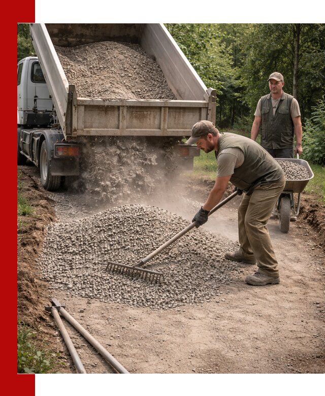 Каменная крошка для дорожек с доставкой в Петрозаводске