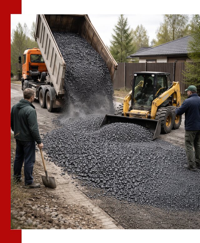 Крошка габбро с доставкой в Петрозаводске для строительных работ