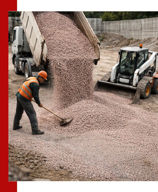 Крошка розовый гранит с доставкой в Петрозаводске от производителя