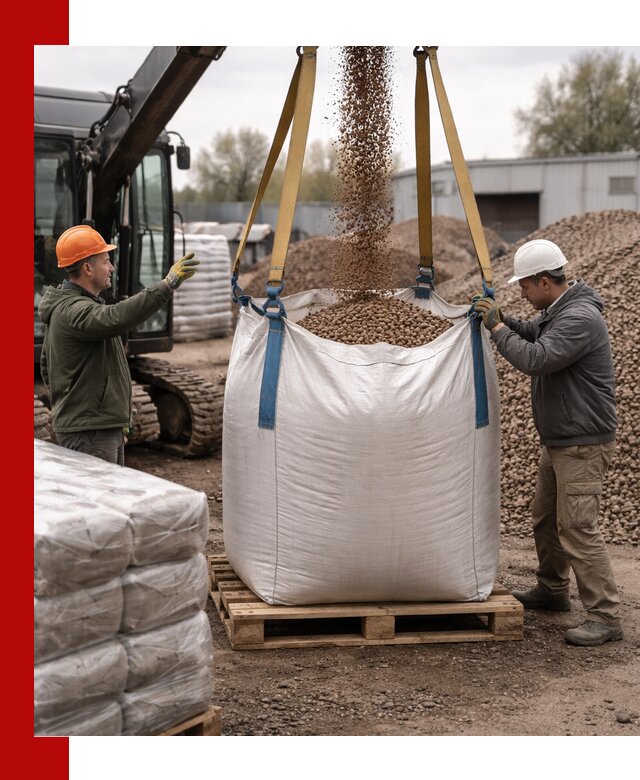 Керамзит в биг-бегах с доставкой в Петрозаводске