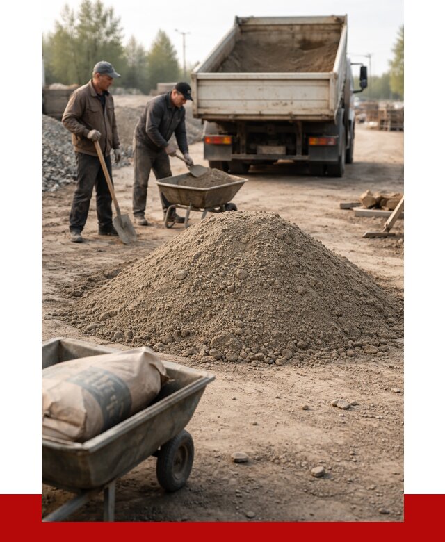 Цементно-песчаная смесь М150 в Петрозаводске от 4771 р. | ПРОНЕРУДПтр