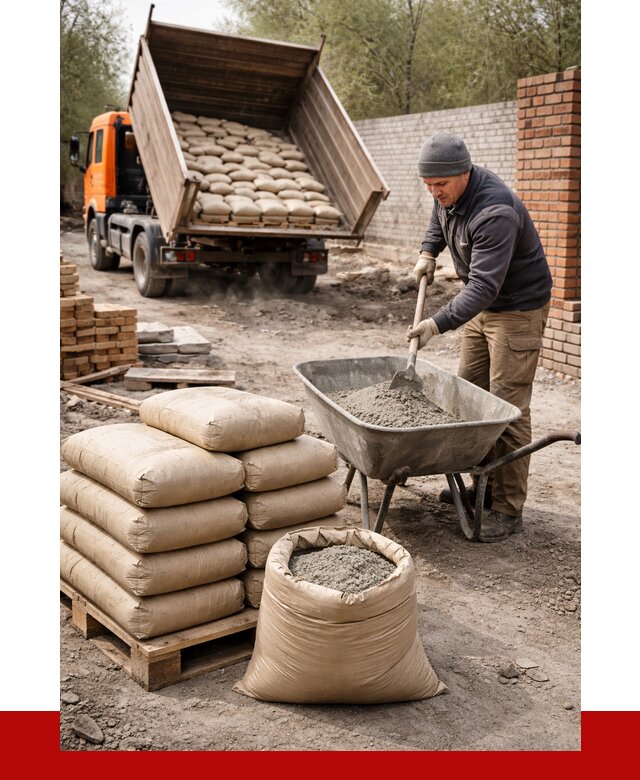 Купить сухую смесь для кладки в Петрозаводске от 1218 р. | ПРОНЕРУДПтр