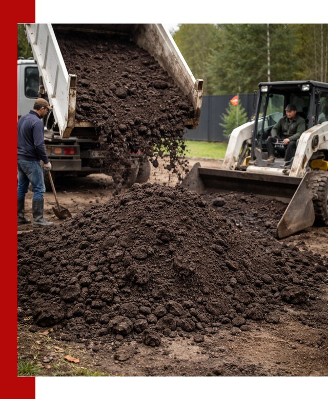 Плодородный грунт с доставкой в Петрозаводске для садов и огородов