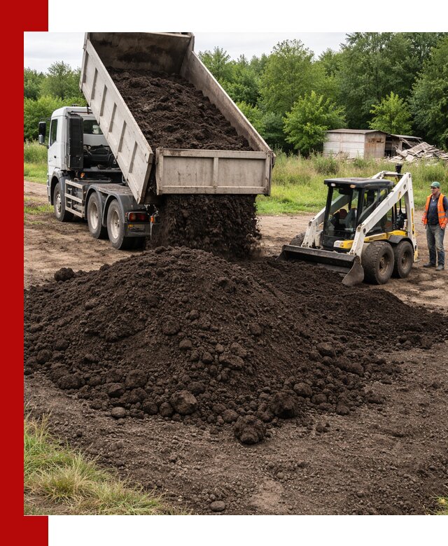 Поставка плодородной земли с доставкой самосвалом в Петрозаводске