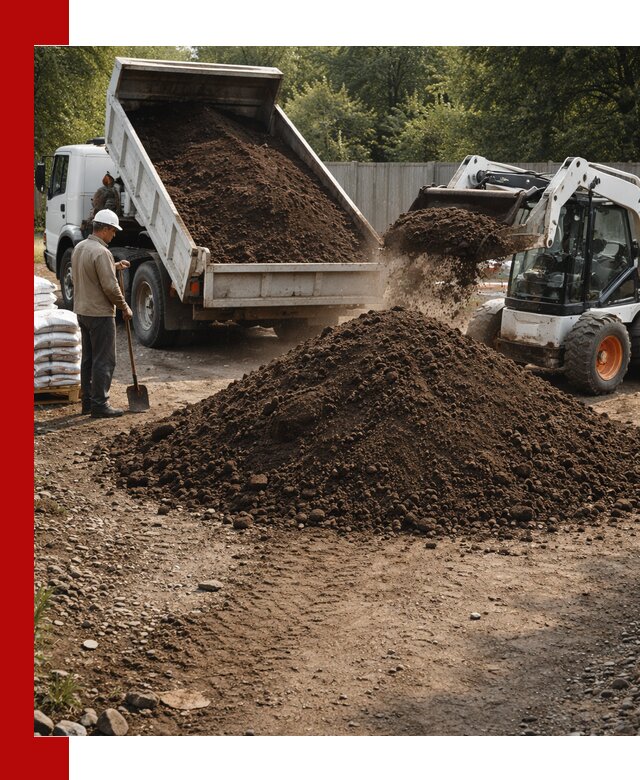 Доставка растительного грунта в Петрозаводске от производителя оптом и в розницу