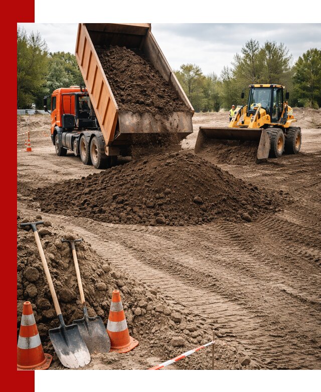 Поставка и доставка планировочного грунта в Петрозаводске