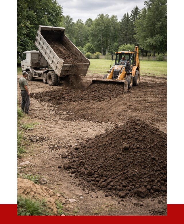 Грунт для выравнивания участка в Петрозаводске от 1218 р. | ПРОНЕРУДПтр