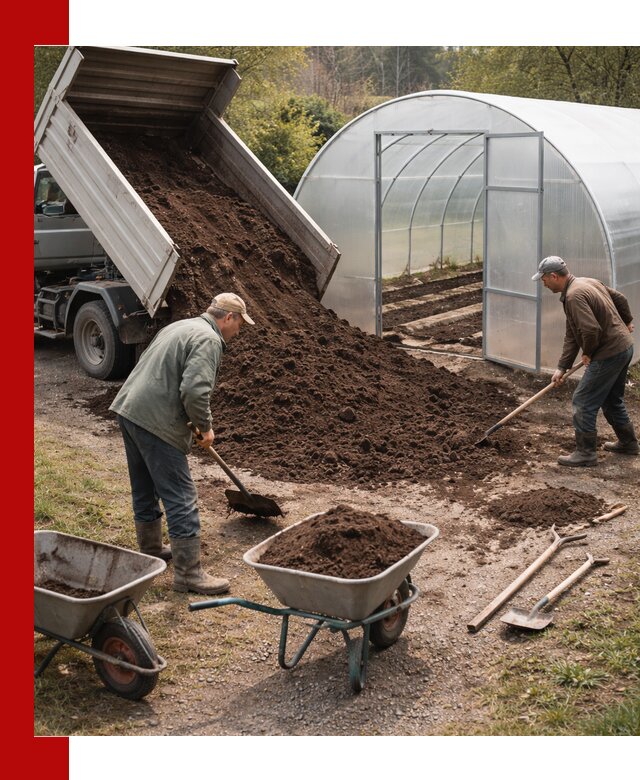 Грунт для теплицы с доставкой в Петрозаводске — плодородный субстрат под растения