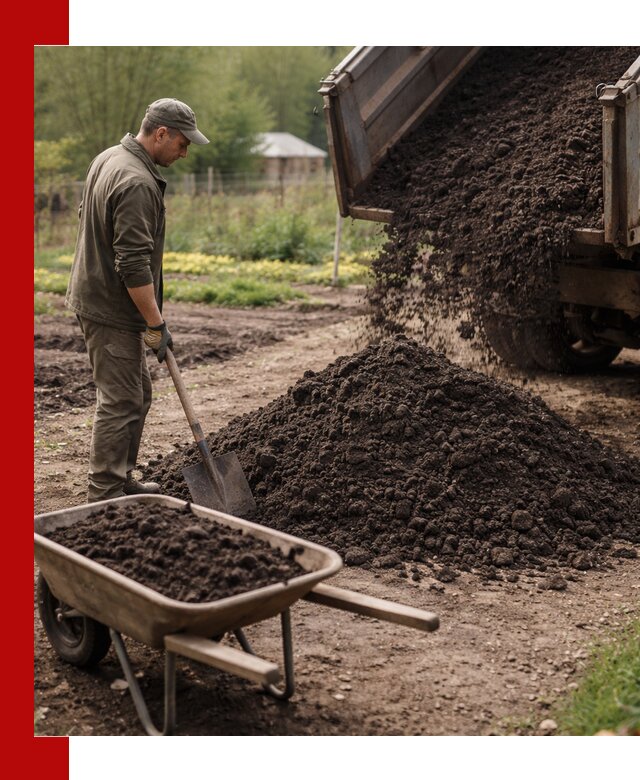 Доставка качественной земли для огорода в Петрозаводске
