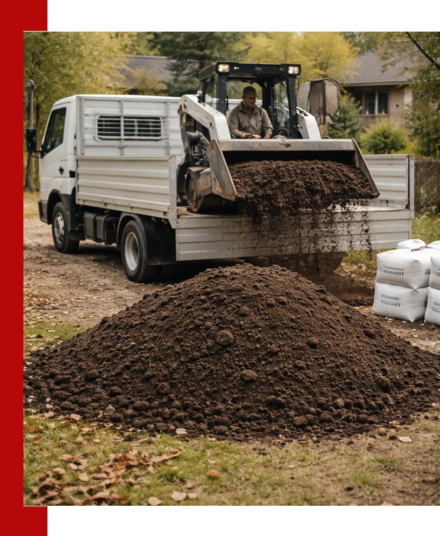 Доставка садовой земли в больших объёмах в Петрозаводске