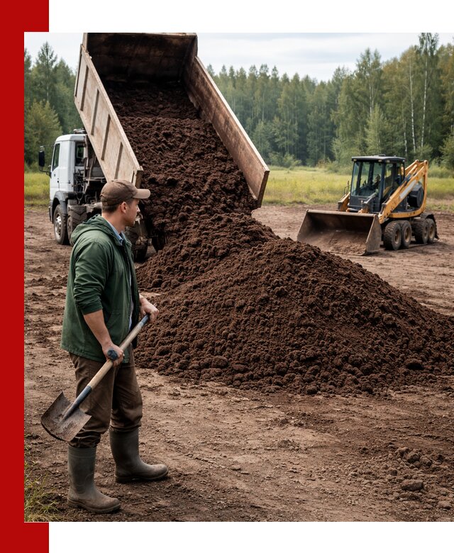 Купить верховой торф с доставкой в Петрозаводске для садоводства и растений