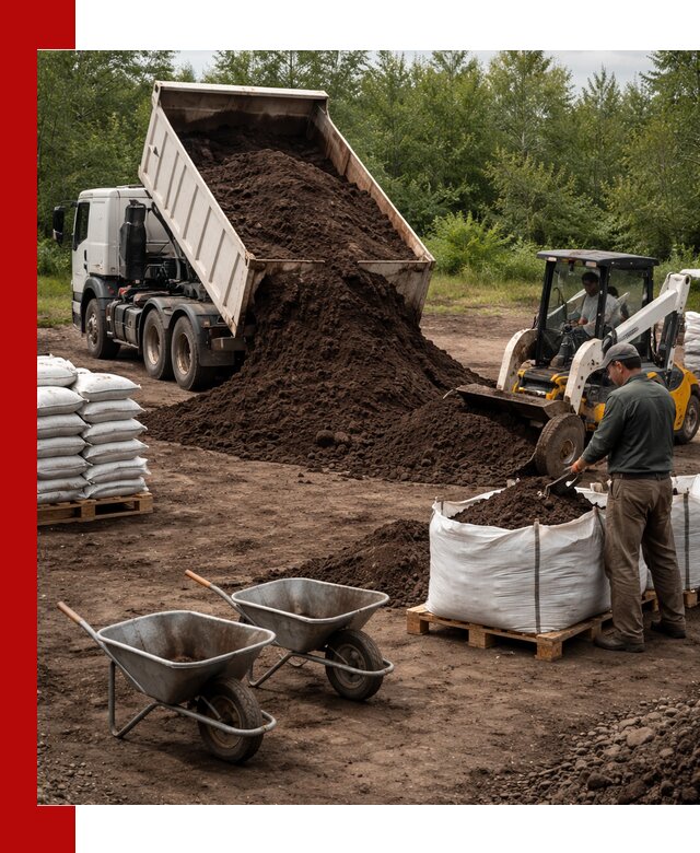 Доставка и продажа торфогрунта в Петрозаводске оптом и в розницу