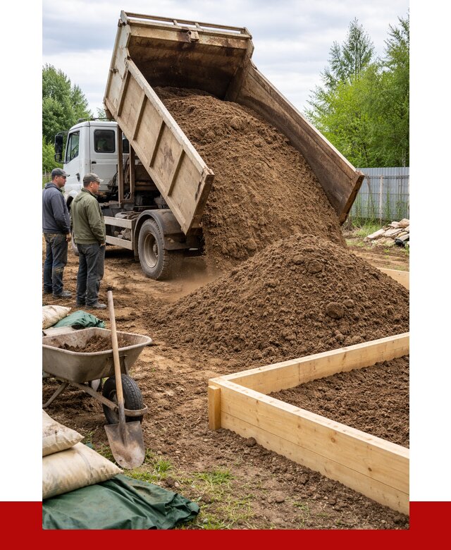 Торфо песчаная смесь в Петрозаводске с доставкой от 1878 р. | ПРОНЕРУДПтр