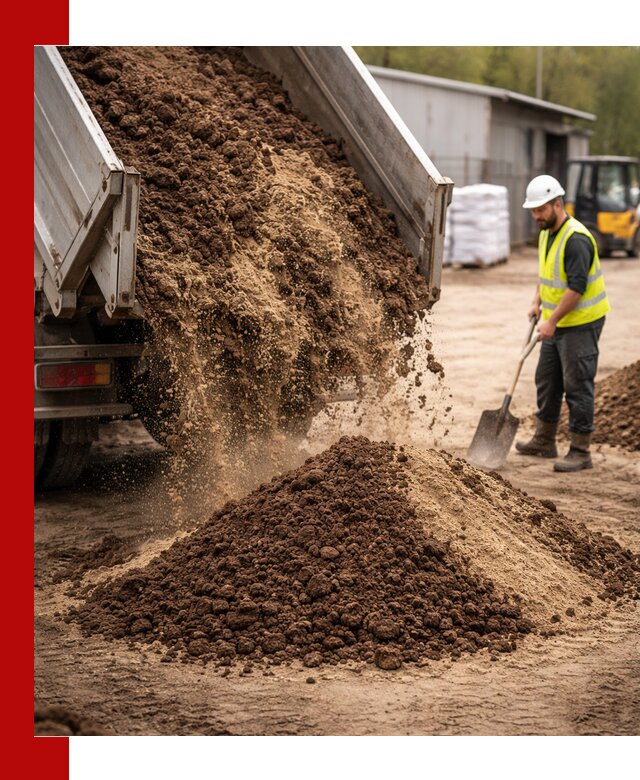 Доставка торфо-песчаной смеси в Петрозаводске для строительства и озеленения