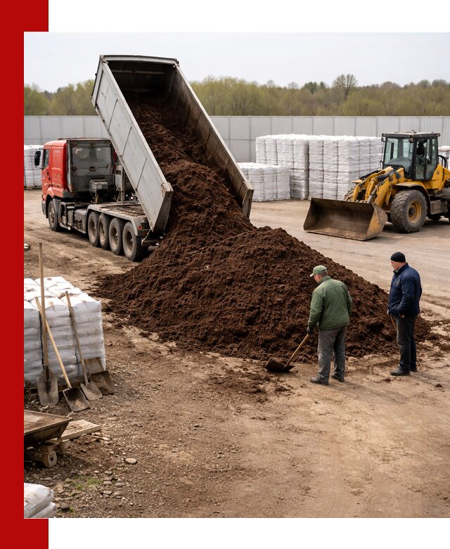 Доставка торфяных смесей оптом и в розницу в Петрозаводске