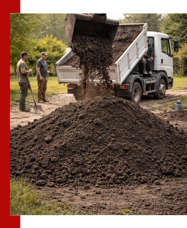 Доставка и продажа чернозема в Петрозаводске оптом и в розницу