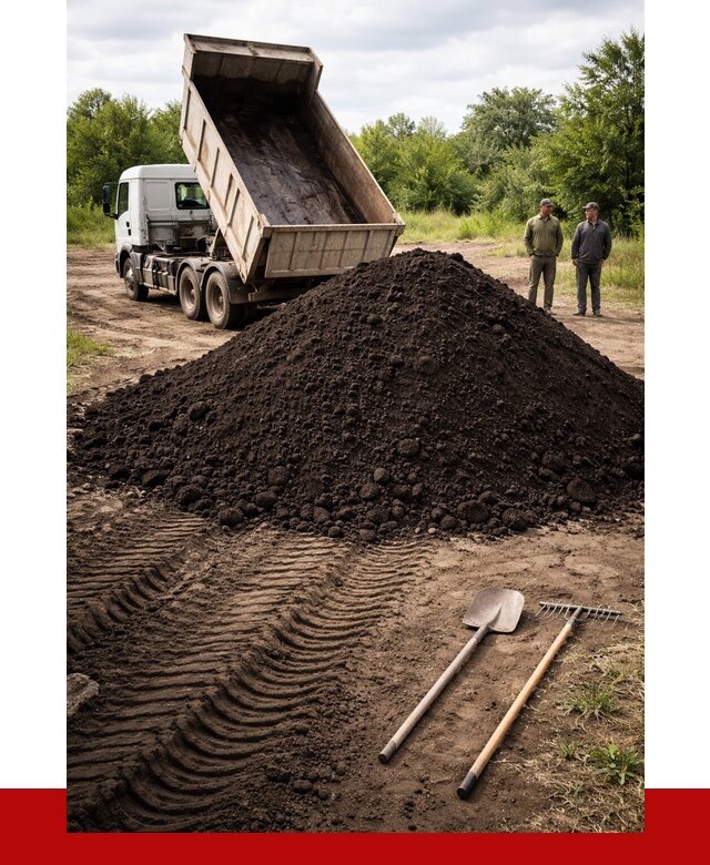 Купить чернозем навалом в Петрозаводске от 1218 р. за куб | ПРОНЕРУДПтр