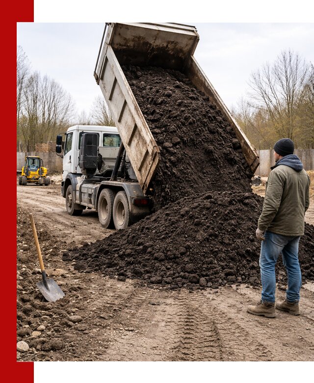 Доставка чернозема навалом в Петрозаводске быстро и выгодно