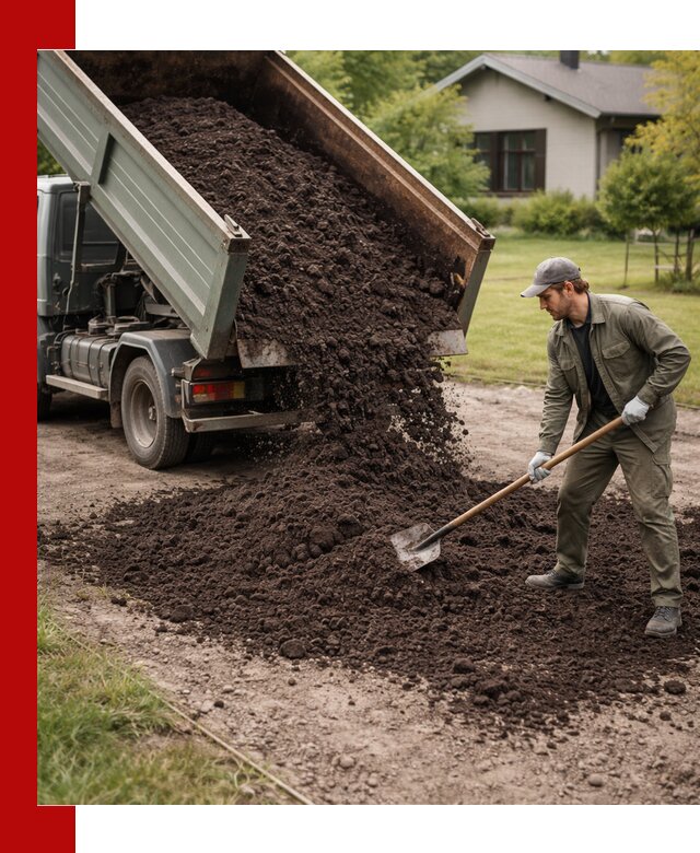 Чернозем для газона с доставкой в Петрозаводске быстро и качественно