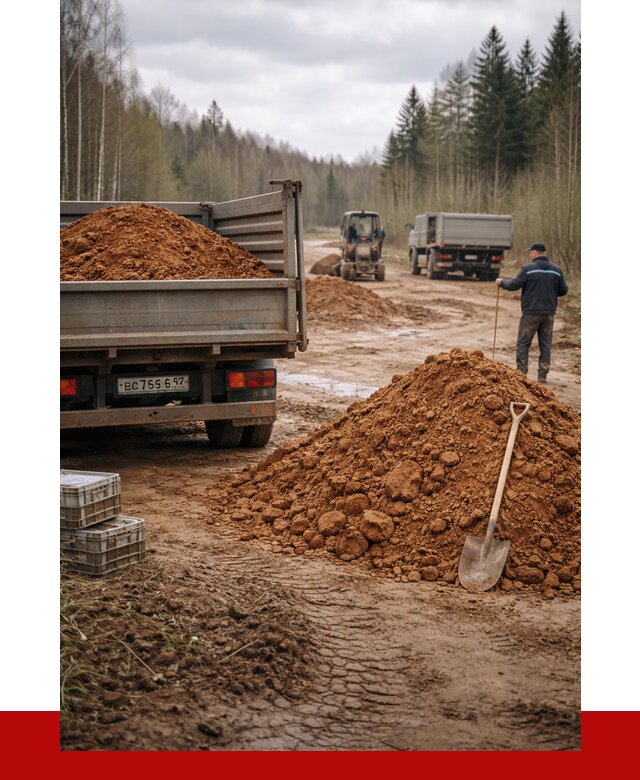 Глина и суглинки в Петрозаводске от 4568 р. за куб | ПРОНЕРУДПтр