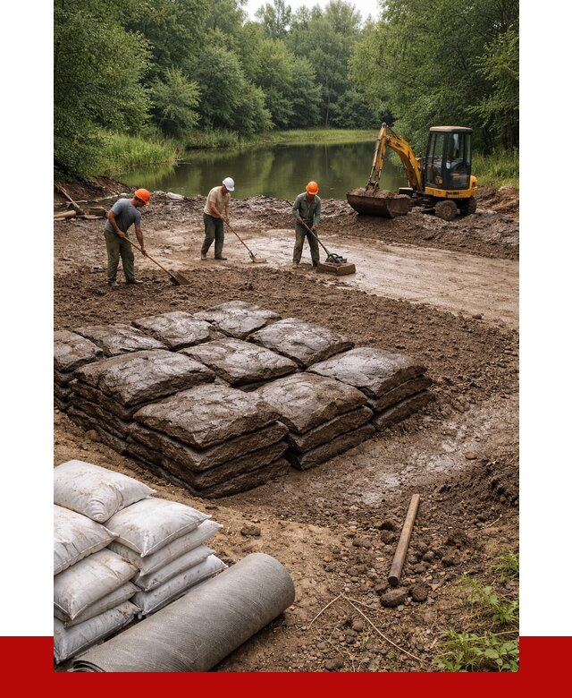 Купить глину для пруда в Петрозаводске от 4568 р. с доставкой | ПРОНЕРУДПтр
